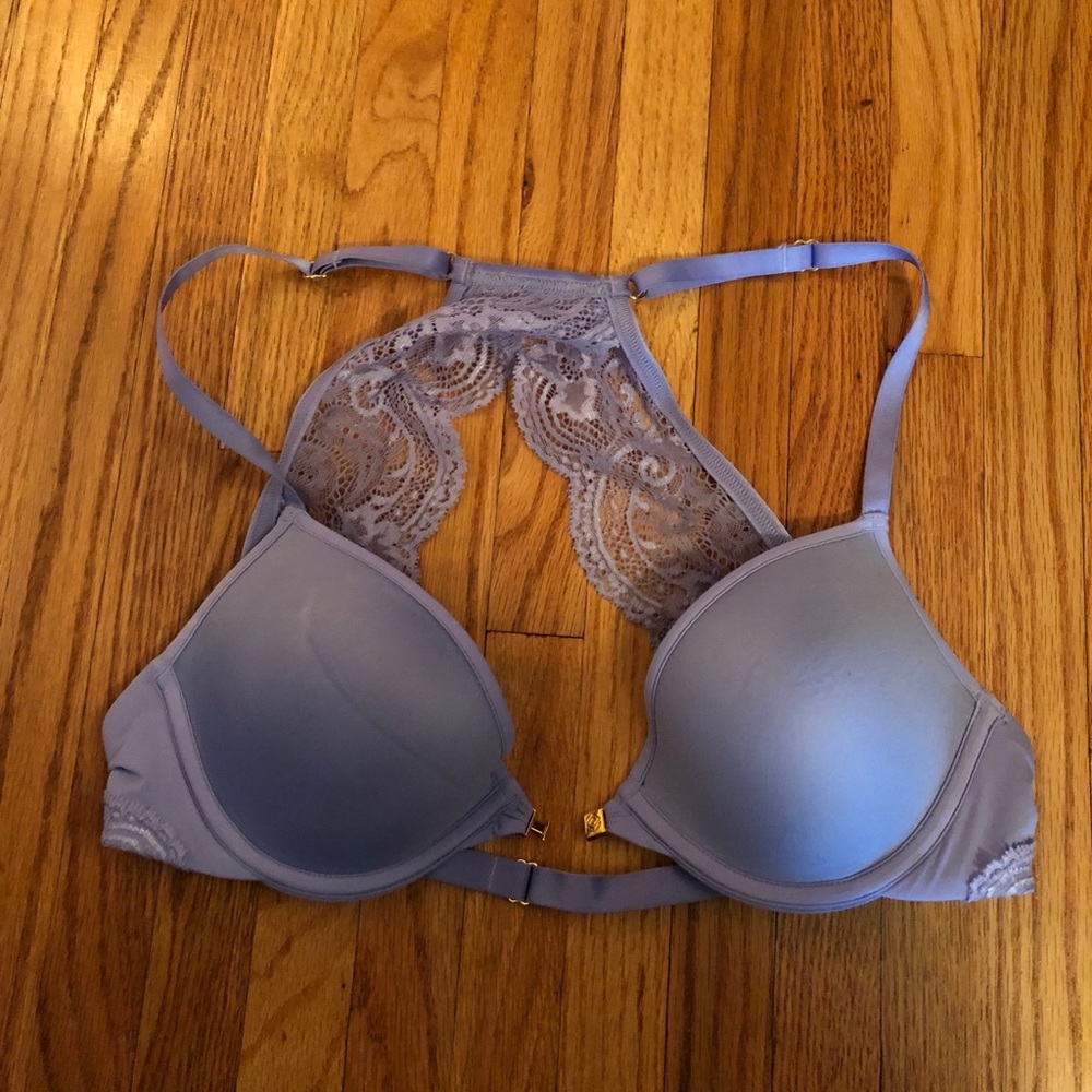 Front closure lace racerback